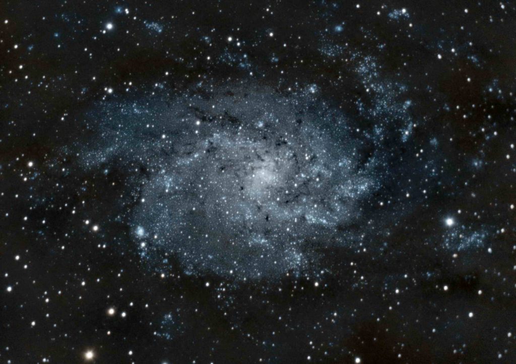 M33 final processing with Antares focal reducer